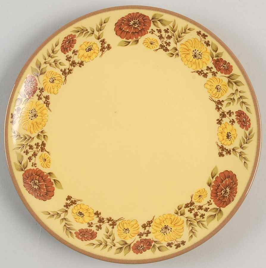 Indian Summer Bread & Butter Plate by Taylor, Smith & Taylor (Ts&T)-1