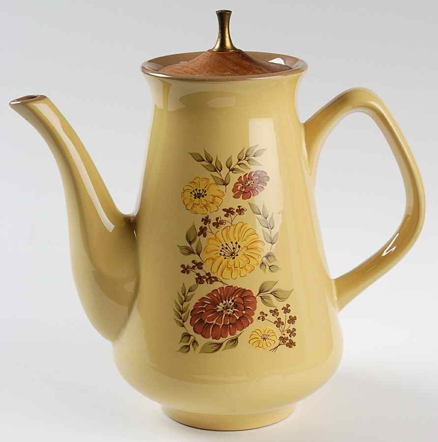 Indian Summer Coffee Pot & Lid by Taylor, Smith & Taylor (Ts&T)-1