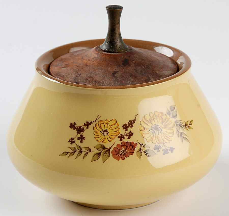 Indian Summer Sugar Bowl & Lid by Taylor, Smith & Taylor (Ts&T)-1