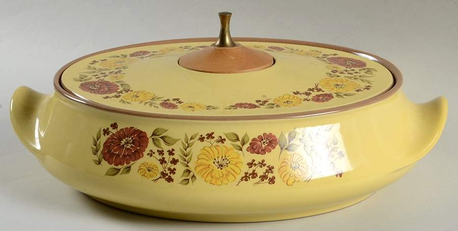 Indian Summer 2.25 Quart Oval Covered Casserole by Taylor, Smith & Taylor (Ts&T)-1