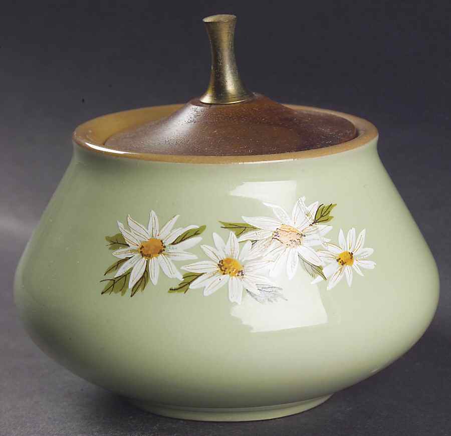 Lazy Daisy Sugar Bowl & Lid by Taylor, Smith & Taylor (Ts&T)-1