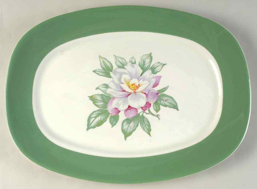 Lady Helen 13" Oval Serving Platter by Taylor, Smith & Taylor (Ts&T)-1