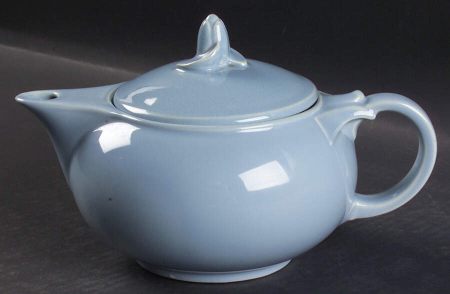 Luray Pastels Windsor Blue Teapot & Lid by Taylor, Smith & Taylor (Ts&T)-1