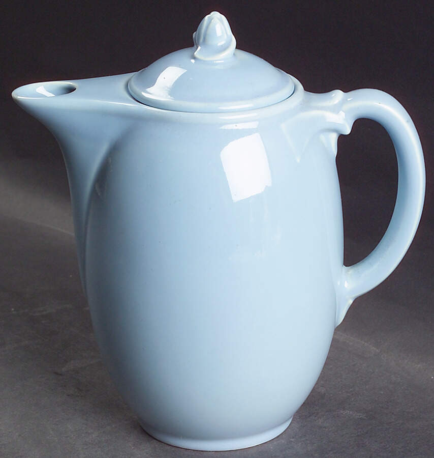 Luray Pastels Windsor Blue Mini Coffee Pot & Lid by Taylor, Smith & Taylor (Ts&T)-1