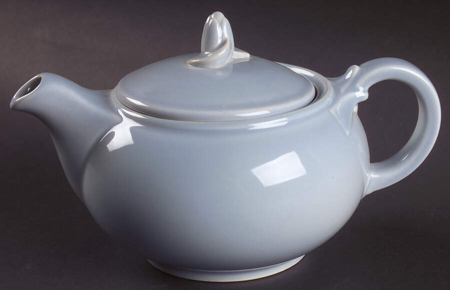 Luray Pastels Windsor Blue Teapot & Lid by Taylor, Smith & Taylor (Ts&T)-1