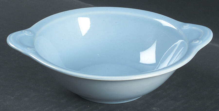 Luray Pastels Windsor Blue Lugged Soup Bowl by Taylor, Smith & Taylor (Ts&T)-1