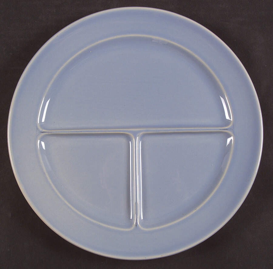 Luray Pastels Windsor Blue Grill Plate by Taylor, Smith & Taylor (Ts&T)-1