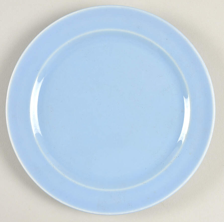 Luray Pastels Windsor Blue Bread & Butter Plate by Taylor, Smith & Taylor (Ts&T)-1