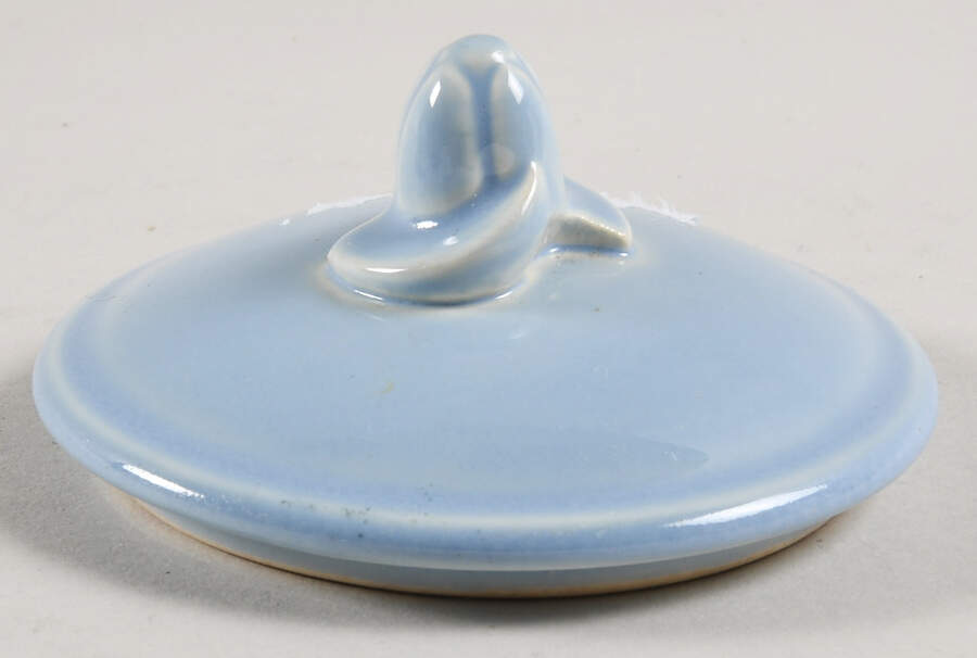 Luray Pastels Windsor Blue Lid for Sugar Bowl by Taylor, Smith & Taylor (Ts&T)-1