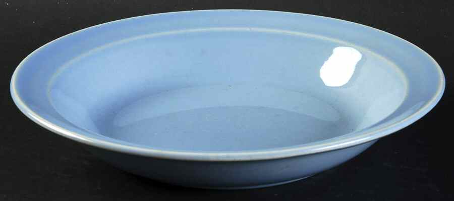 Luray Pastels Windsor Blue Rim Soup Bowl by Taylor, Smith & Taylor (Ts&T)-1