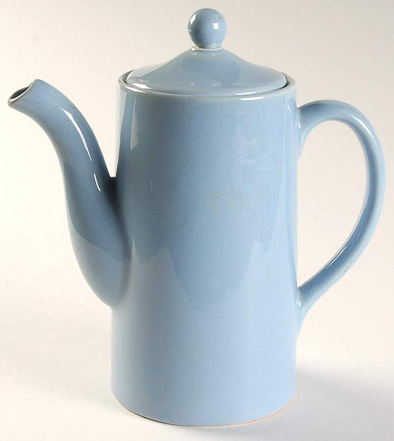 Luray Pastels Windsor Blue Chocolate Pot & Lid by Taylor, Smith & Taylor (Ts&T)-1