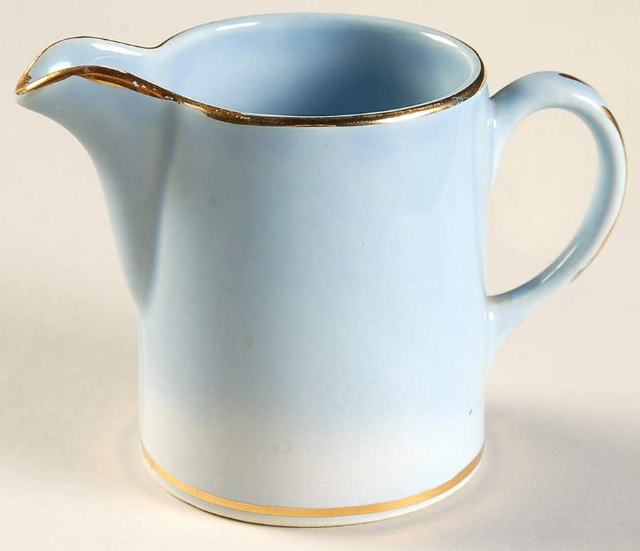 Luray Pastels Windsor Blue Chocolate Set-Creamer by Taylor, Smith & Taylor (Ts&T)-1
