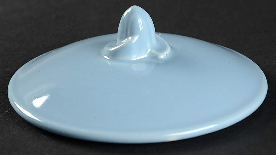 Luray Pastels Windsor Blue Lid for Sugar Bowl by Taylor, Smith & Taylor (Ts&T)-1