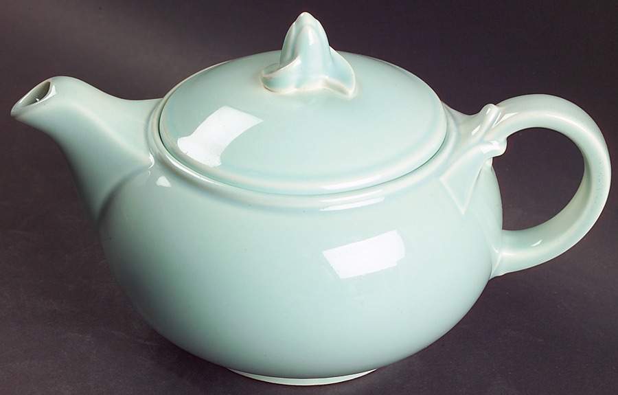 Luray Pastels Surf Green Teapot & Lid by Taylor, Smith & Taylor (Ts&T)-1