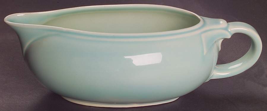 Luray Pastels Surf Green Open Sauce Boat by Taylor, Smith & Taylor (Ts&T)-1