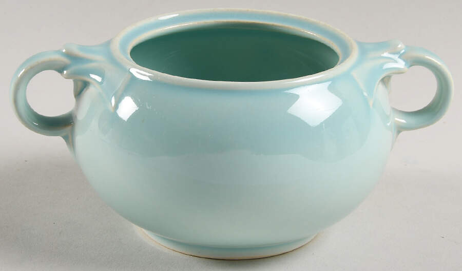 Luray Pastels Surf Green Sugar Bowl No Lid by Taylor, Smith & Taylor (Ts&T)-1