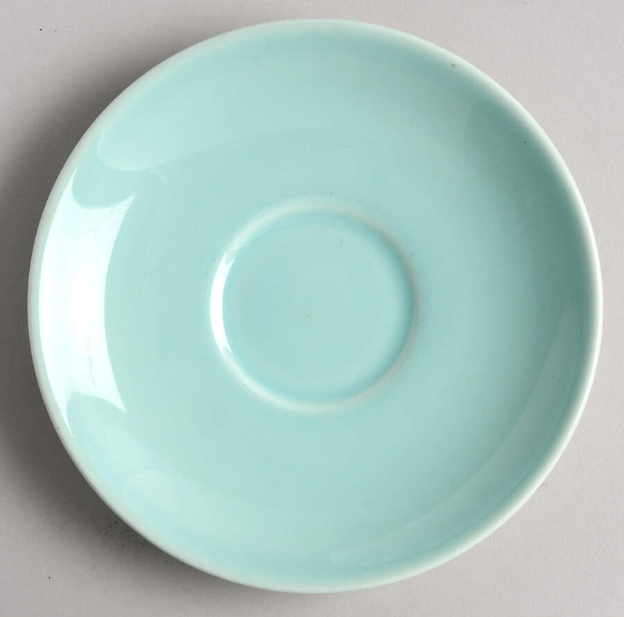 Luray Pastels Surf Green Saucer by Taylor, Smith & Taylor (Ts&T)-1