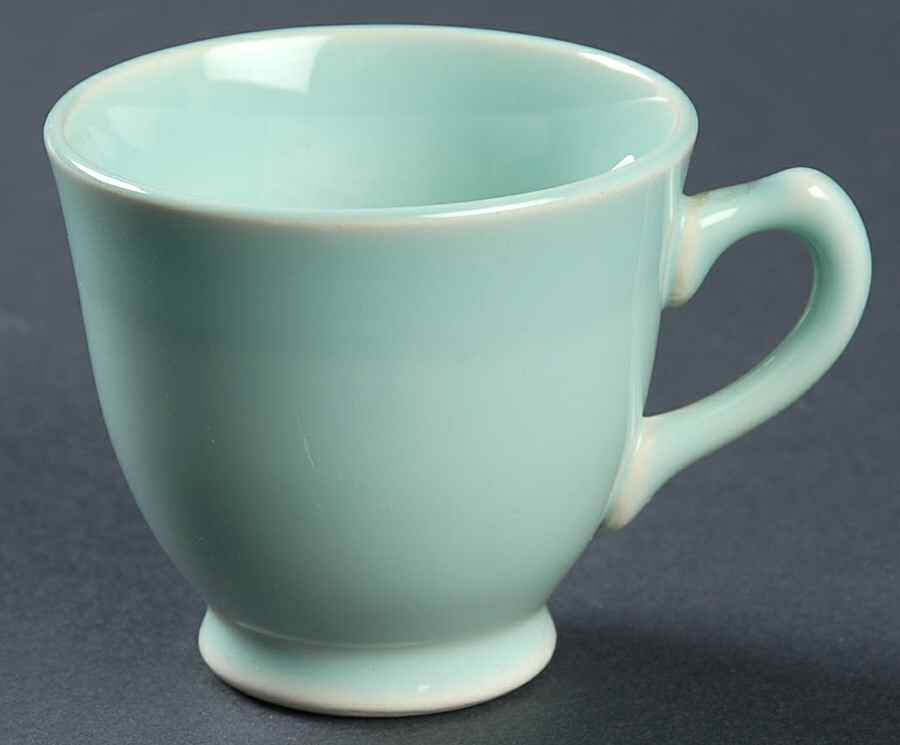 Luray Pastels Surf Green Footed Demitasse Cup by Taylor, Smith & Taylor (Ts&T)-1
