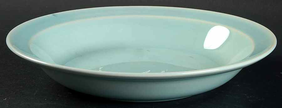 Luray Pastels Surf Green Rim Soup Bowl by Taylor, Smith & Taylor (Ts&T)-1
