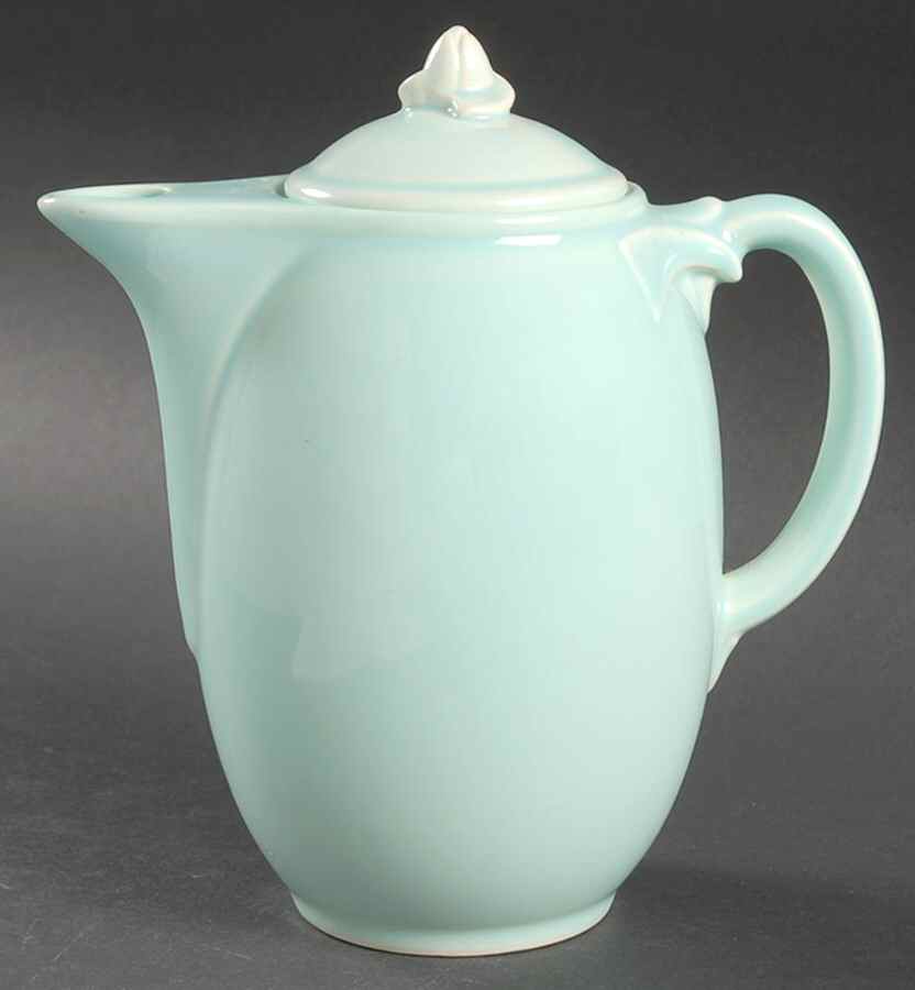 Luray Pastels Surf Green Mini Coffee Pot & Lid by Taylor, Smith & Taylor (Ts&T)-1