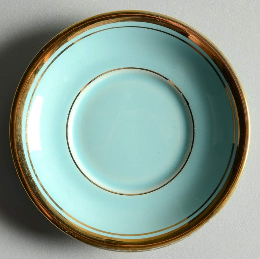 Luray Pastels Surf Green Saucer for Chocolate Cup by Taylor, Smith & Taylor (Ts&T)-1