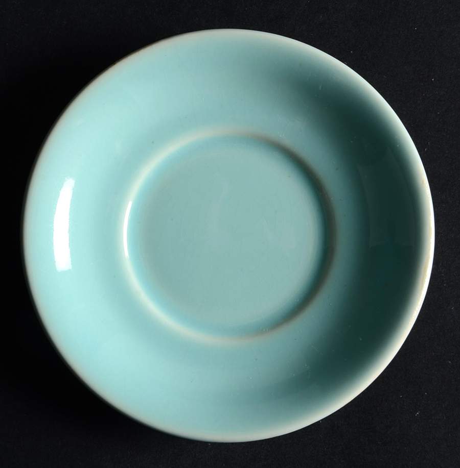 Luray Pastels Surf Green Saucer for Chocolate Cup by Taylor, Smith & Taylor (Ts&T)-1