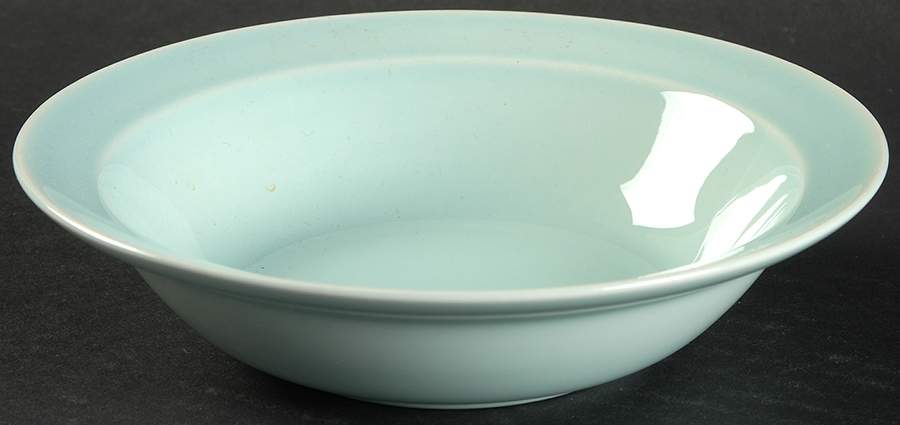 Luray Pastels Surf Green Rim Cereal Bowl by Taylor, Smith & Taylor (Ts&T)-1