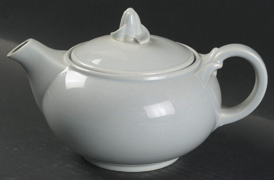 Luray Pastels Chatham Grey Teapot & Lid by Taylor, Smith & Taylor (Ts&T)-1