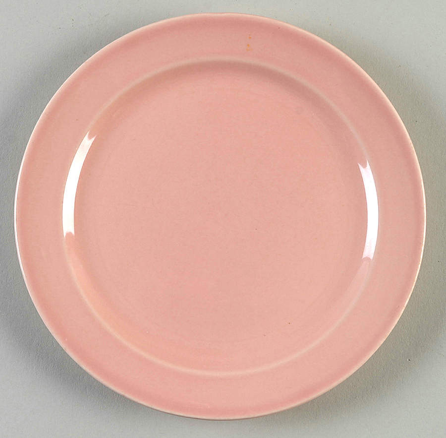 Luray Pastels Sharon Pink Bread & Butter Plate by Taylor, Smith & Taylor (Ts&T)-1