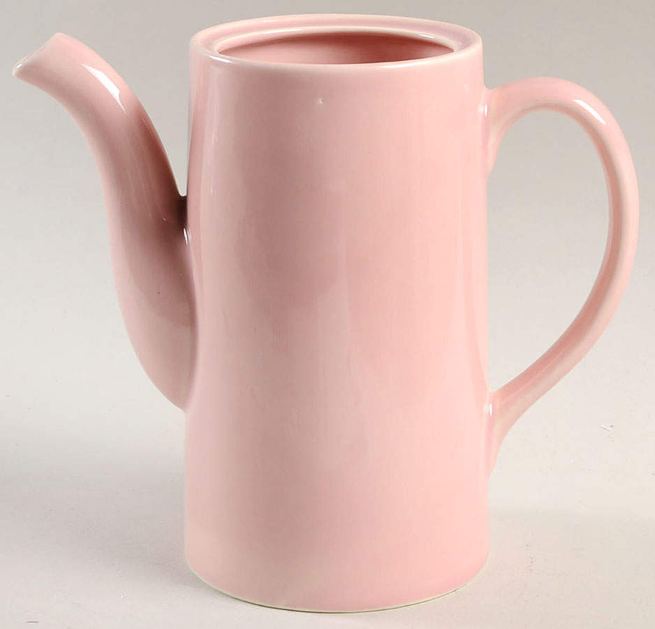Luray Pastels Sharon Pink Chocolate Pot No Lid by Taylor, Smith & Taylor (Ts&T)-1