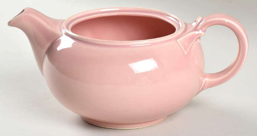 Luray Pastels Sharon Pink Teapot No Lid by Taylor, Smith & Taylor (Ts&T)-1