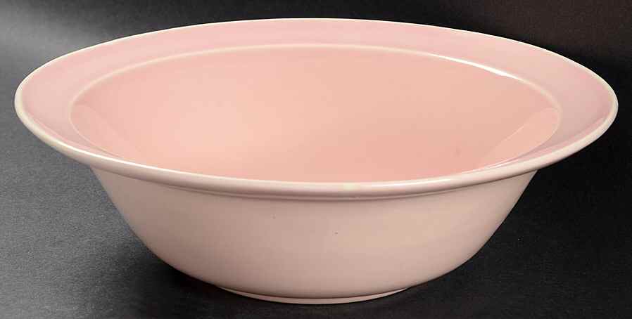 Luray Pastels Sharon Pink 8" Round Vegetable Bowl by Taylor, Smith & Taylor (Ts&T)-1