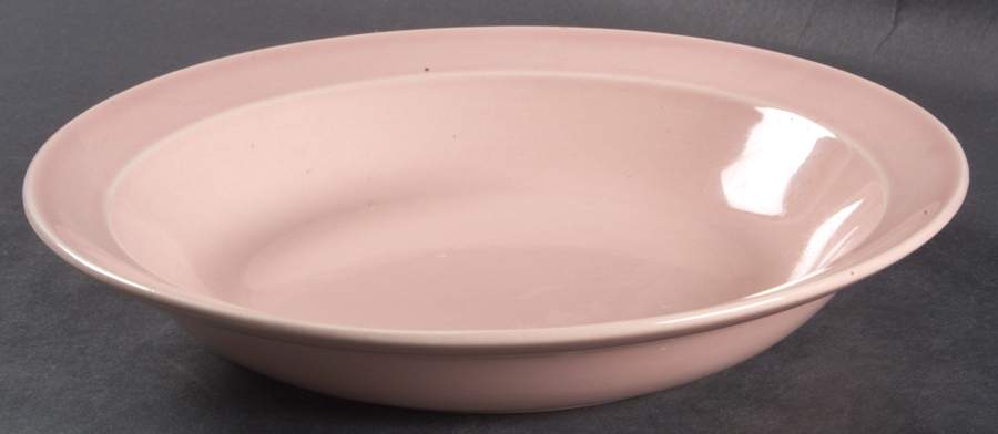 Luray Pastels Sharon Pink Rim Soup Bowl by Taylor, Smith & Taylor (Ts&T)-1