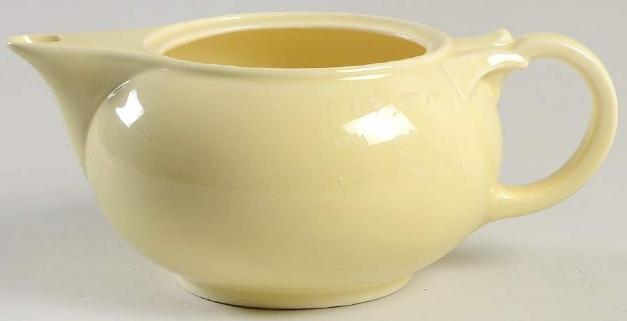 Luray Pastels Persian Cream Yellow Teapot No Lid by Taylor, Smith & Taylor (Ts&T)-1
