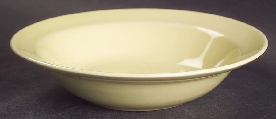 Luray Pastels Persian Cream Yellow Rim Fruit/Dessert (Sauce) Bowl by Taylor, Smith & Taylor (Ts&T)-1