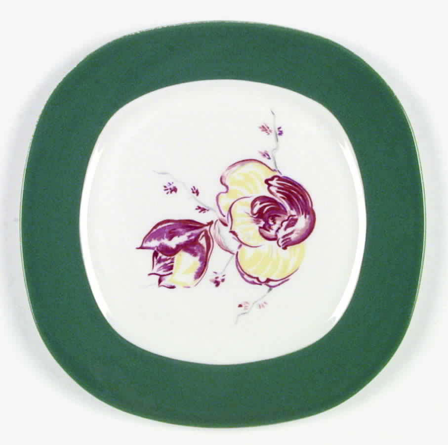 Magnolia Green Dinner Plate by Taylor, Smith & Taylor (Ts&T)-1