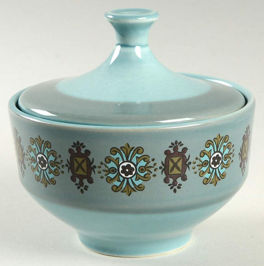 Matador Sugar Bowl & Lid by Taylor, Smith & Taylor (Ts&T)-1