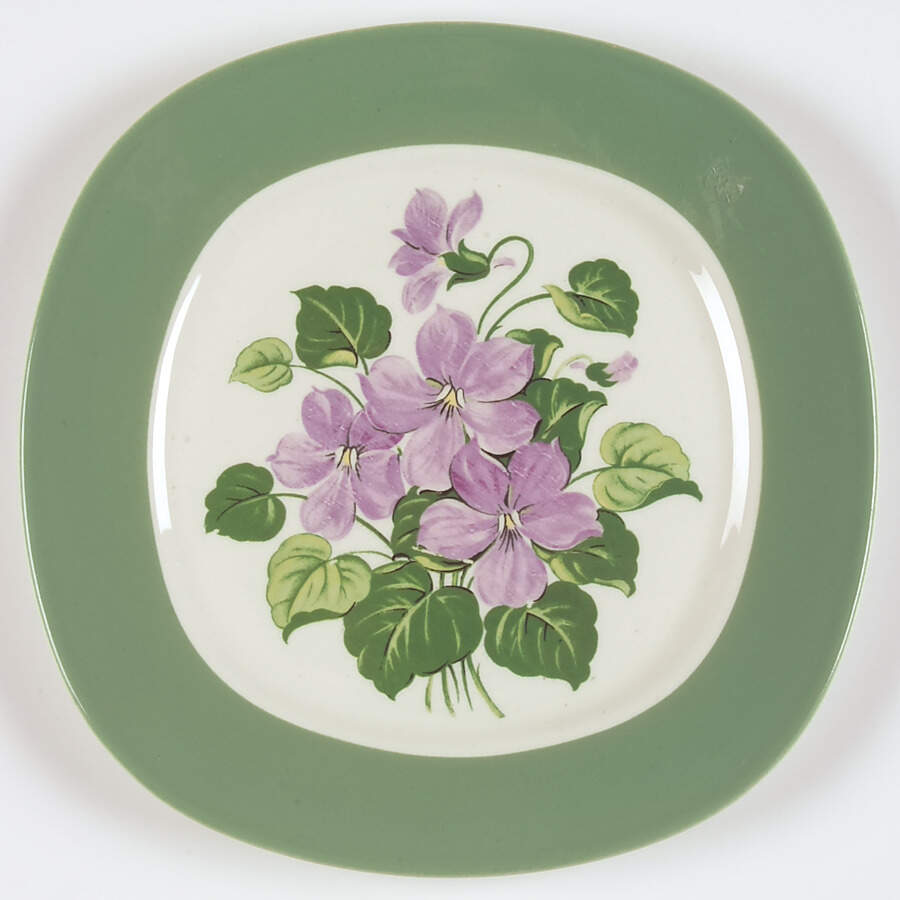 Marsh Violet Salad Plate by Taylor, Smith & Taylor (Ts&T)-1