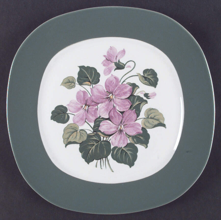 Marsh Violet Dinner Plate by Taylor, Smith & Taylor (Ts&T)-1