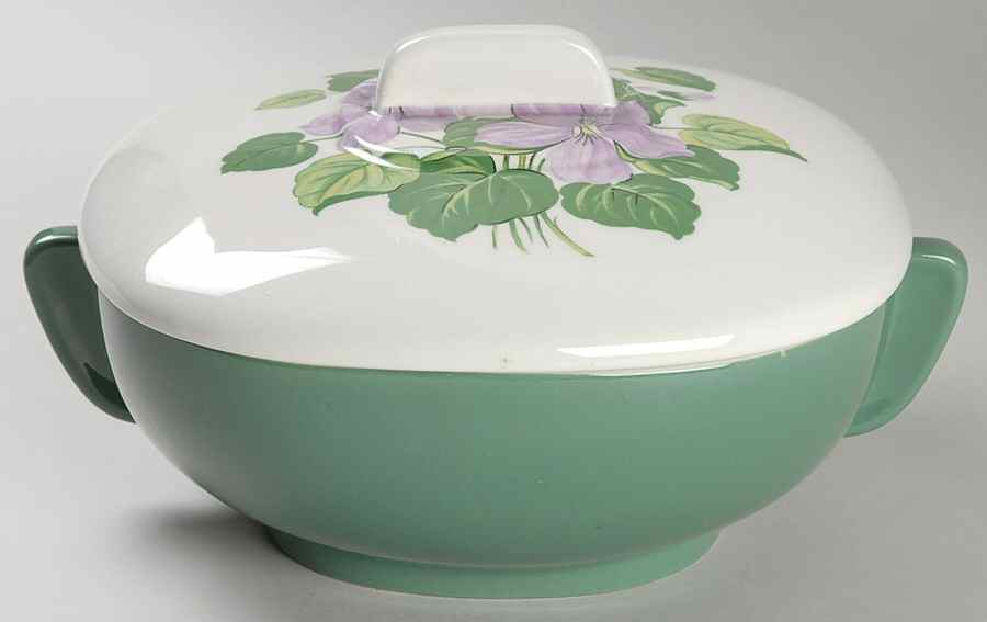 Marsh Violet Round Covered Vegetable by Taylor, Smith & Taylor (Ts&T)-1