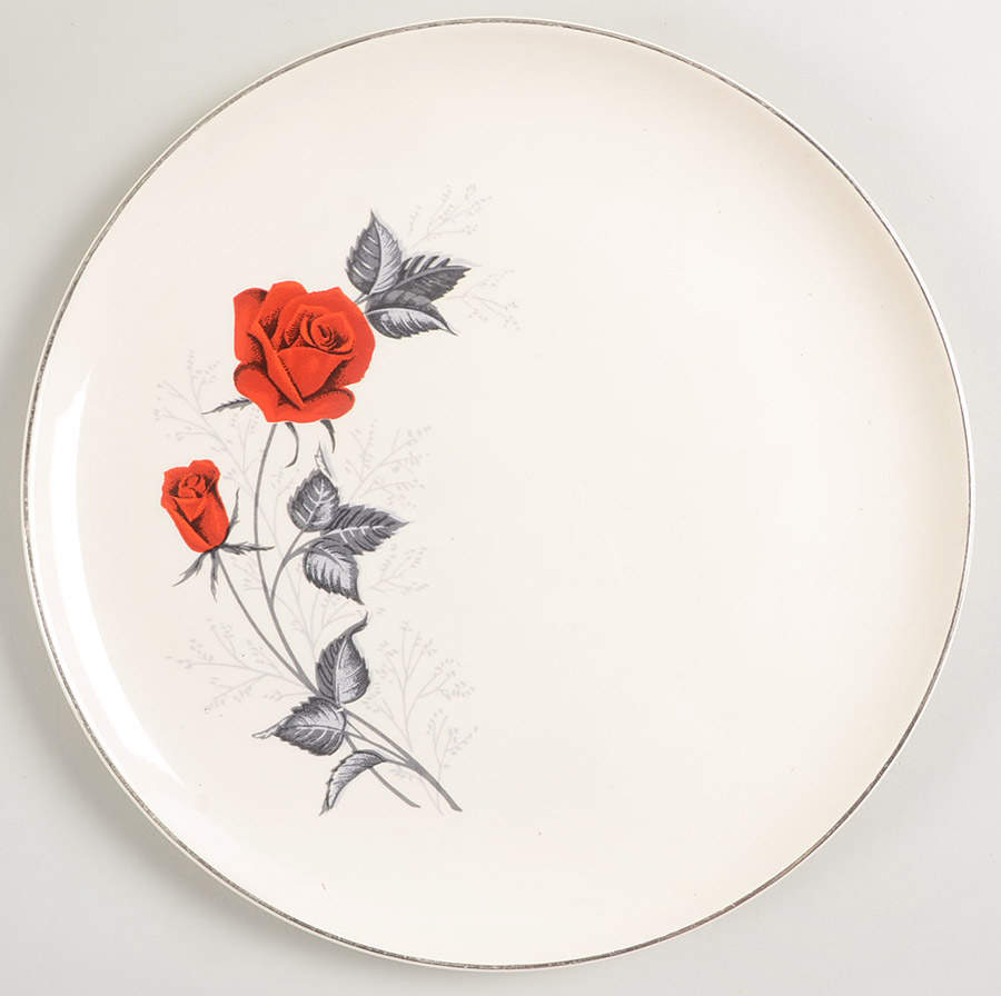 Moulin Rouge (Versatile Shape) Dinner Plate by Taylor, Smith & Taylor (Ts&T)-1
