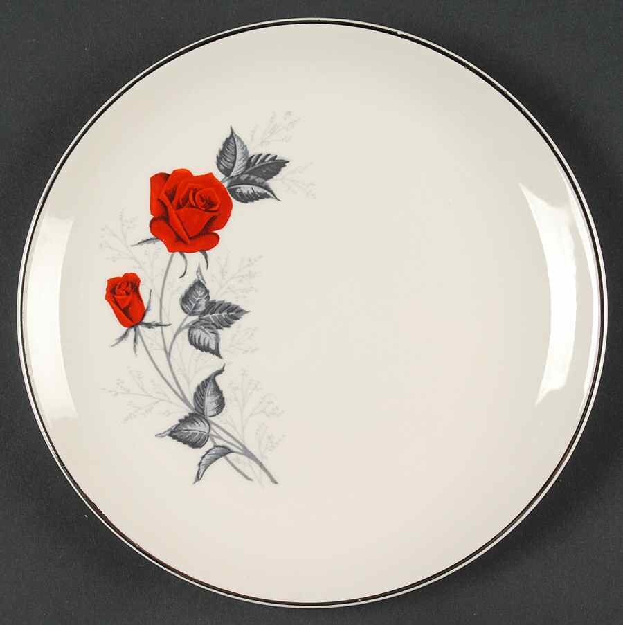Moulin Rouge (Versatile Shape) Bread & Butter Plate by Taylor, Smith & Taylor (Ts&T)-1