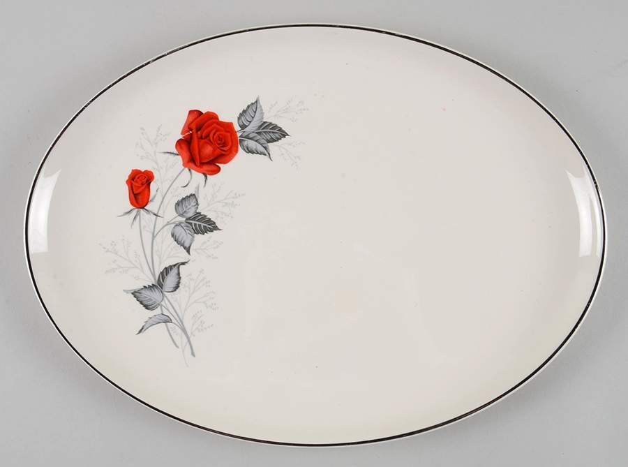 Moulin Rouge (Versatile Shape) 13" Oval Serving Platter by Taylor, Smith & Taylor (Ts&T)-1