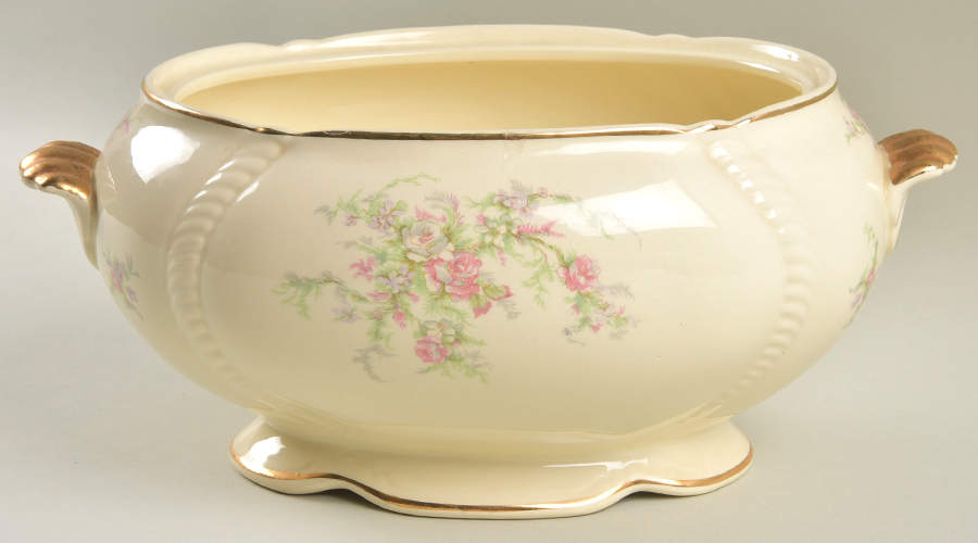 Moss Rose Tureen No Lid by Taylor, Smith & Taylor (Ts&T)-1