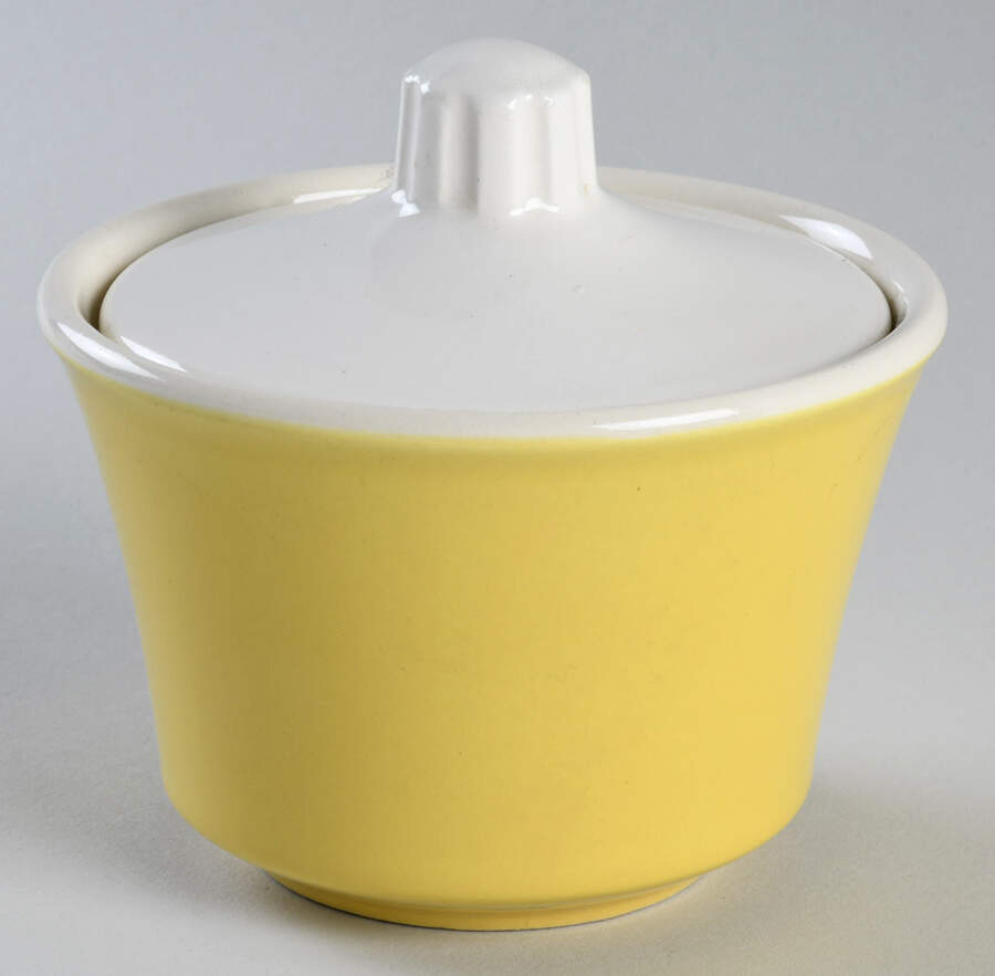 Nosegay Sugar Bowl & Lid by Taylor, Smith & Taylor (Ts&T)-1