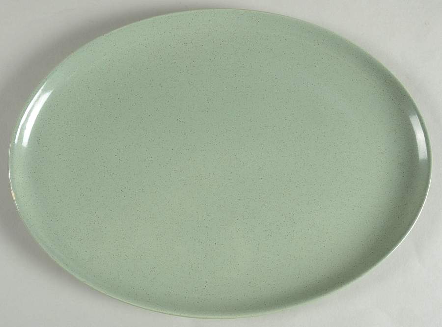 Pebbleford Celery 13" Oval Serving Platter by Taylor, Smith & Taylor (Ts&T)-1