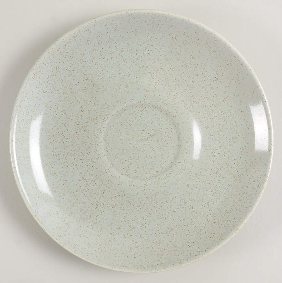 Pebbleford Granite (Green Brown) Saucer by Taylor, Smith & Taylor (Ts&T)-1