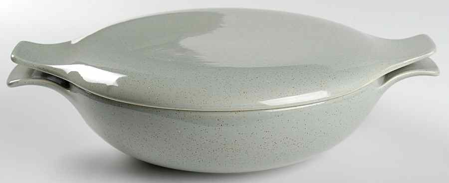 Pebbleford Granite (Green Brown) Round Covered Vegetable by Taylor, Smith & Taylor (Ts&T)-1