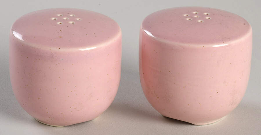 Pebbleford Pink Salt & Pepper Set by Taylor, Smith & Taylor (Ts&T)-1