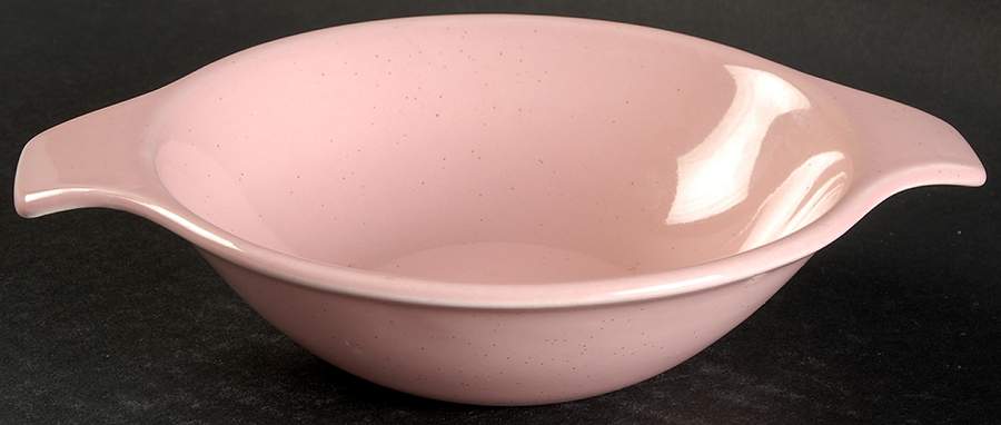 Pebbleford Pink Lugged Cereal Bowl by Taylor, Smith & Taylor (Ts&T)-1